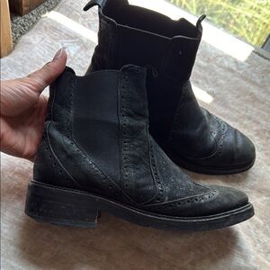 All Saints Black Ankle Boots